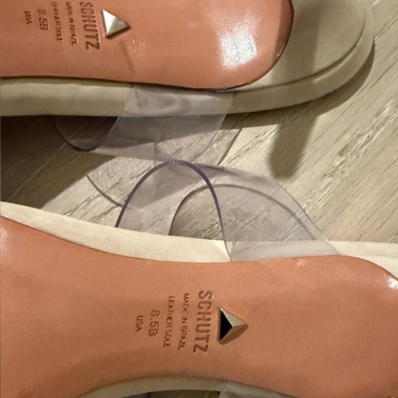Schultz Ariella Clear Heels Size 8.5 - Picture 7 of 7